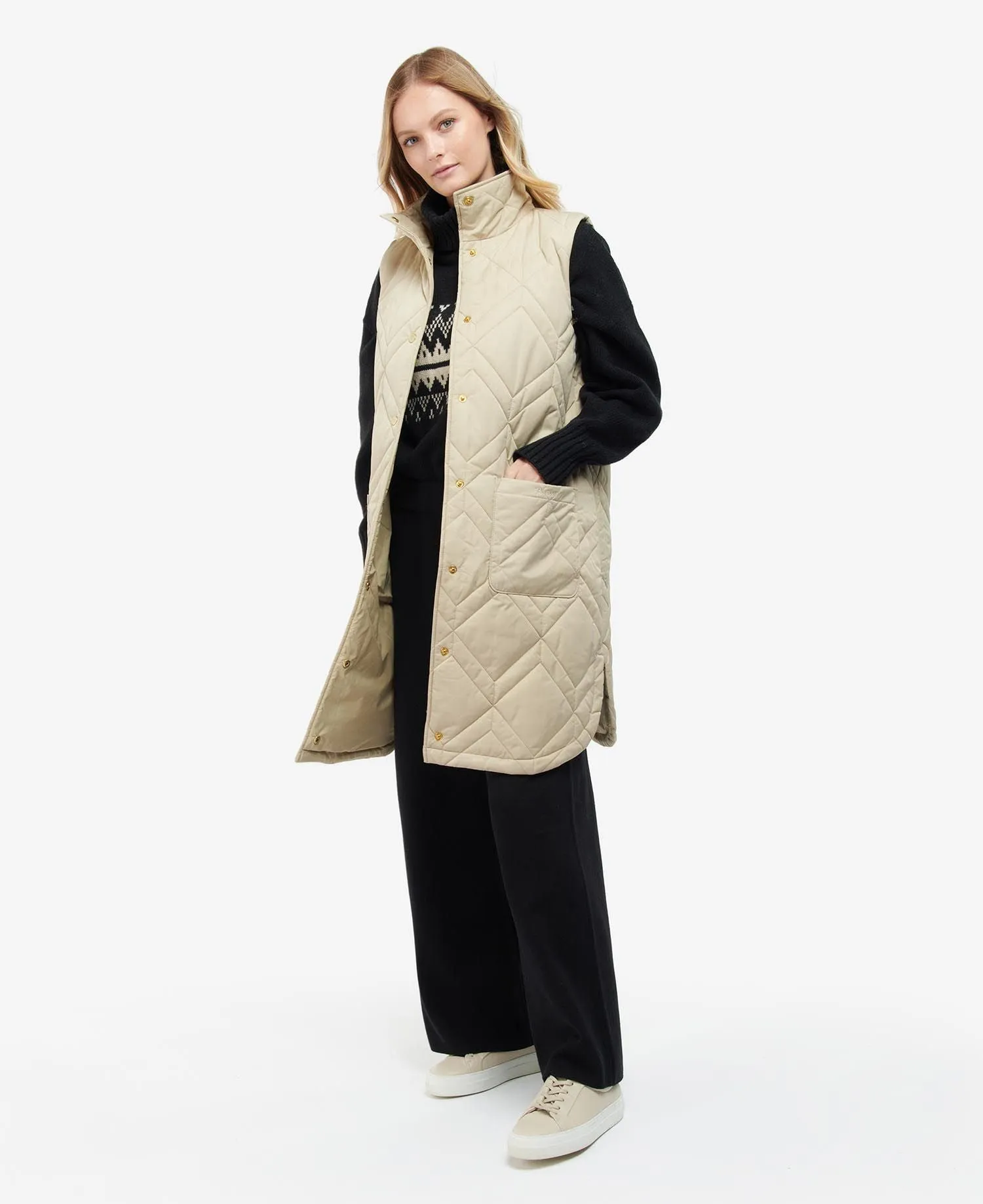 Barbour Women's Dio Gilet - Light Fawn