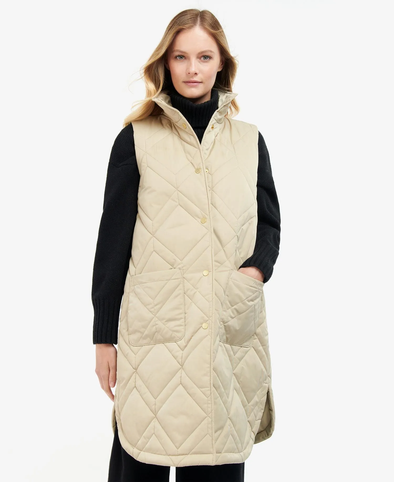 Barbour Women's Dio Gilet - Light Fawn