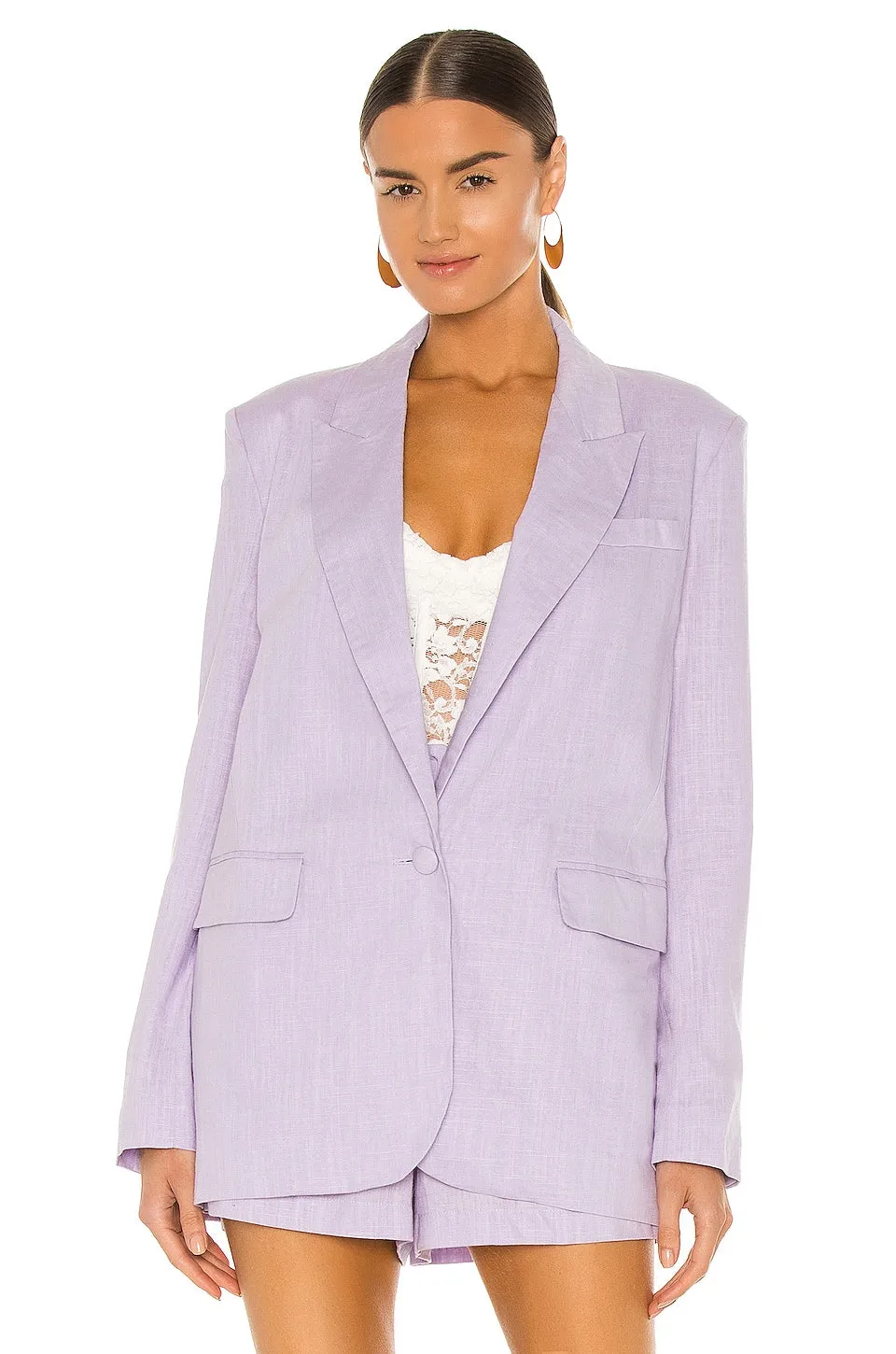 Blazer Bardot Charlie Casual, lilac