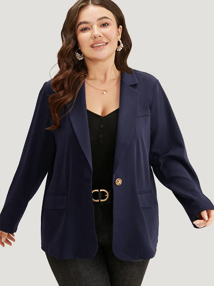 Button Through Belted Blazer