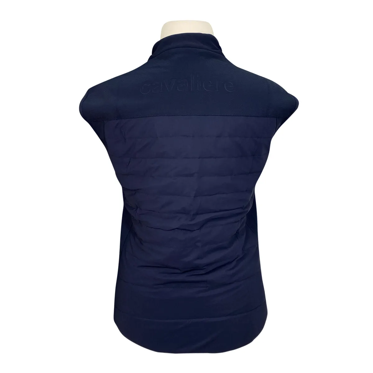 Cavalleria Toscana 'Degrade' Quilted Sleeveless Puffer in Navy - Unisex Large