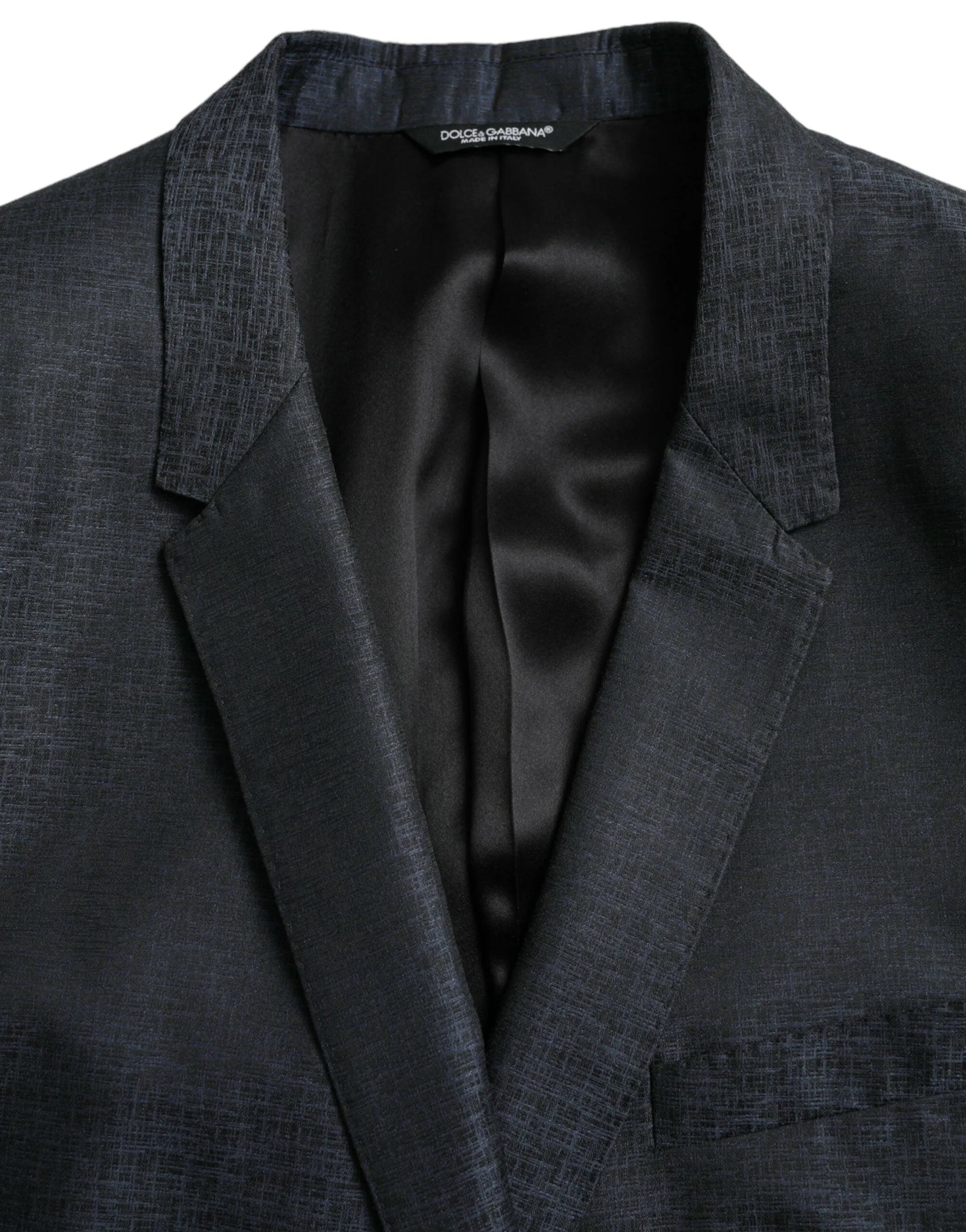 Dolce & Gabbana Dark Blue Single Breasted Blazer