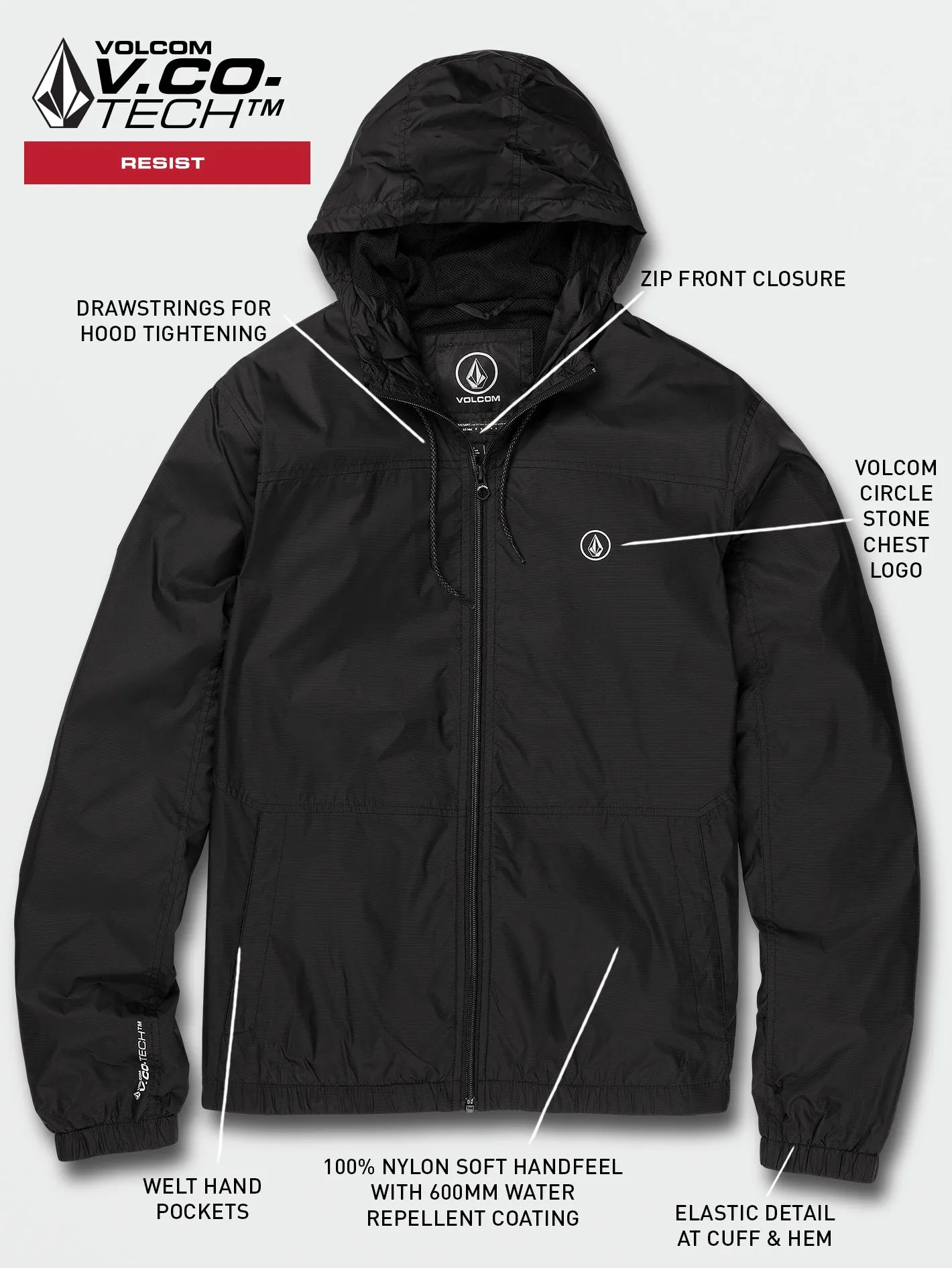 Ermont Light Jacket - Black