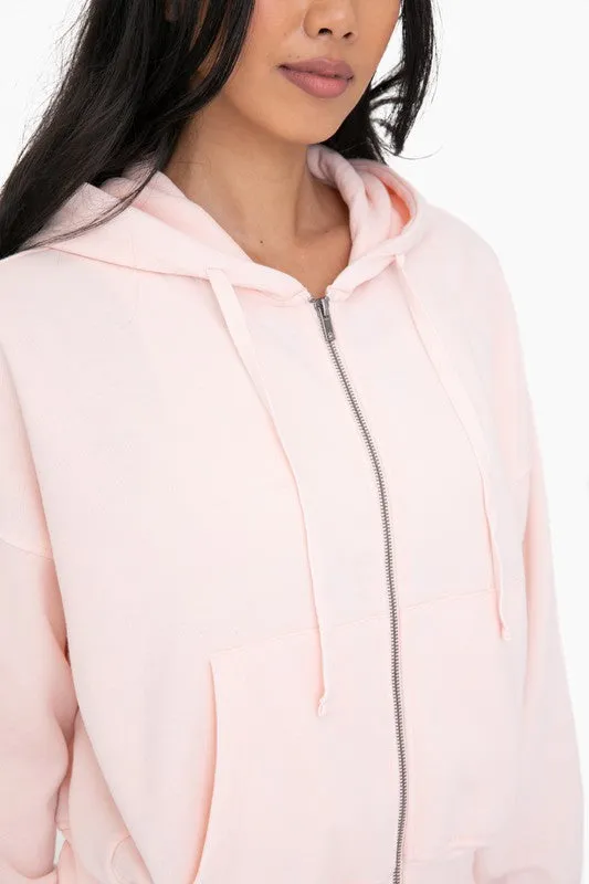 FLEECE HOODIE JACKET