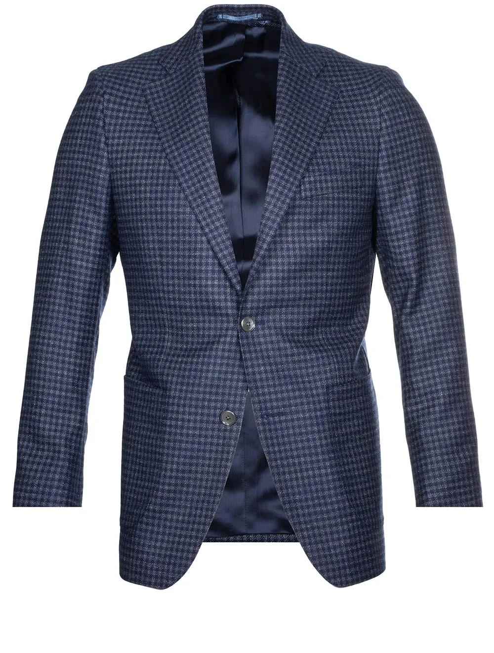 Houndstooth Sports Jacket Navy