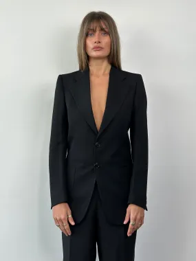 Italian Vintage Pure Wool Single Breasted Blazer - S