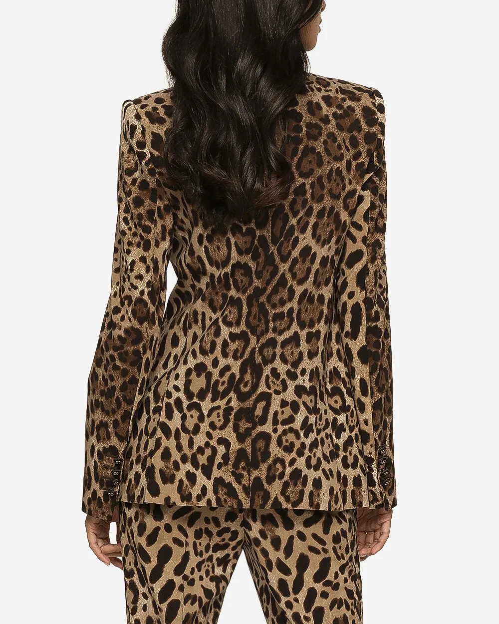 Leopard Double Breasted Blazer