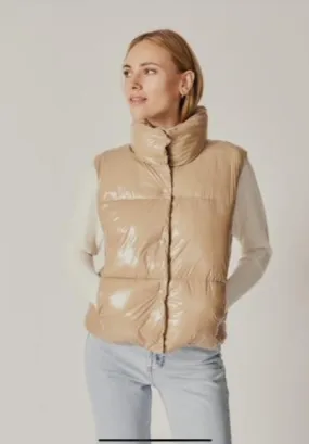 Marmi Puffer Gilet ~ Sand