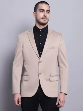 Men Beige Casual Blazer