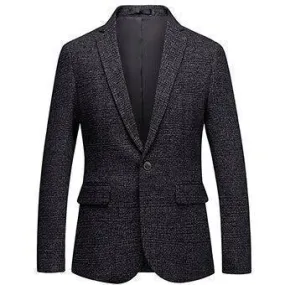 Men's Blazer Formal Plus Size Party Blazer Slim Fit