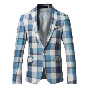 Men's Blazer One Button Blazer