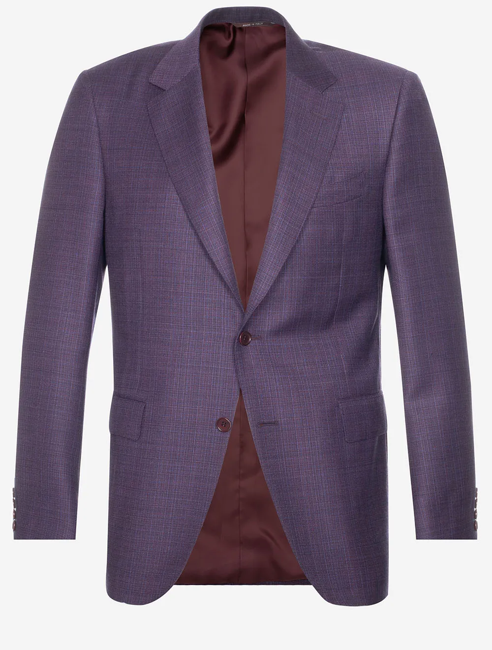 Micro Pattern Jacket Plum