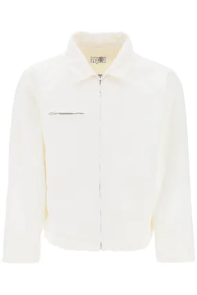 MM6 Maison Margiela distressed cotton canvas jacket