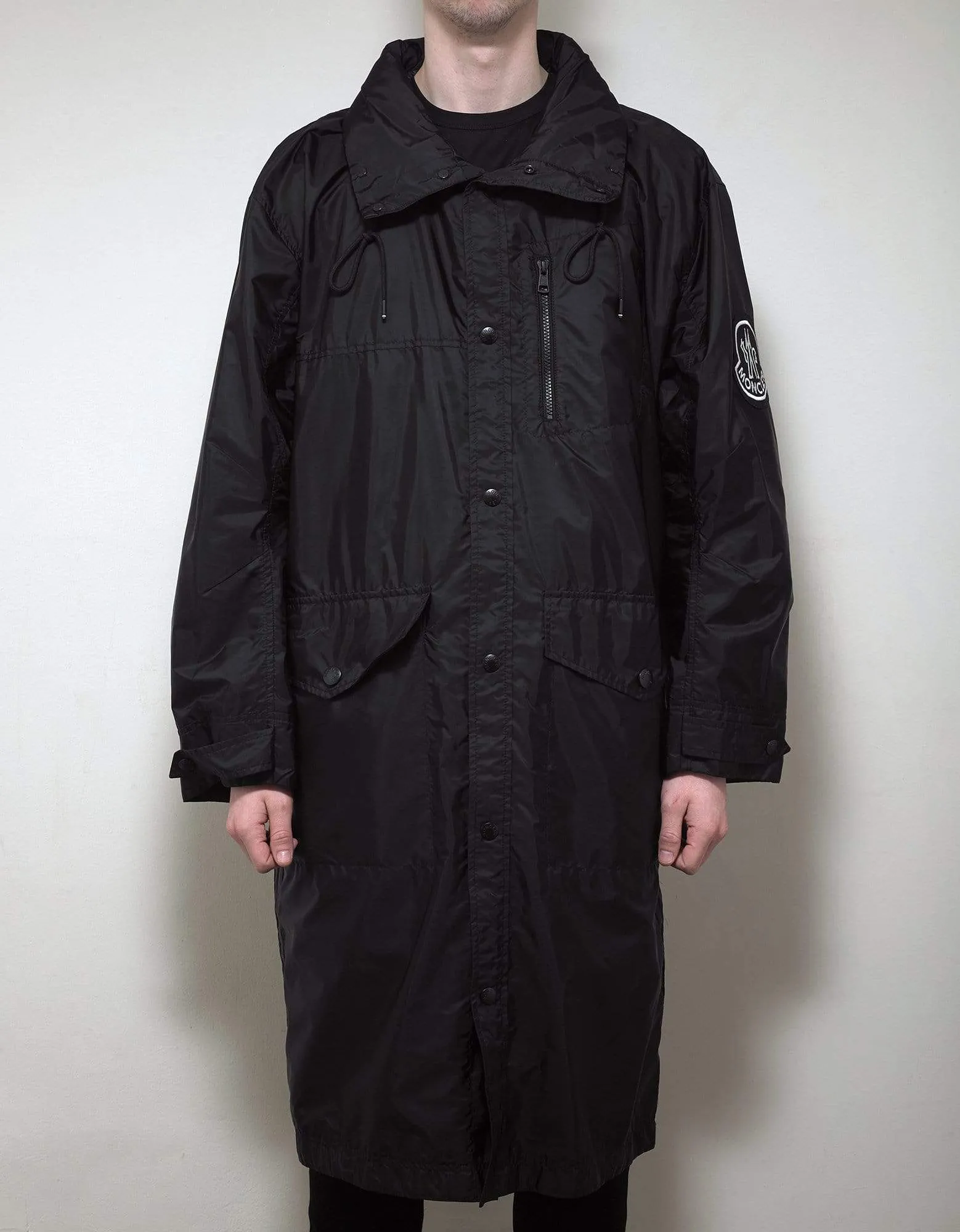 Moncler Greg Black Nylon Parka