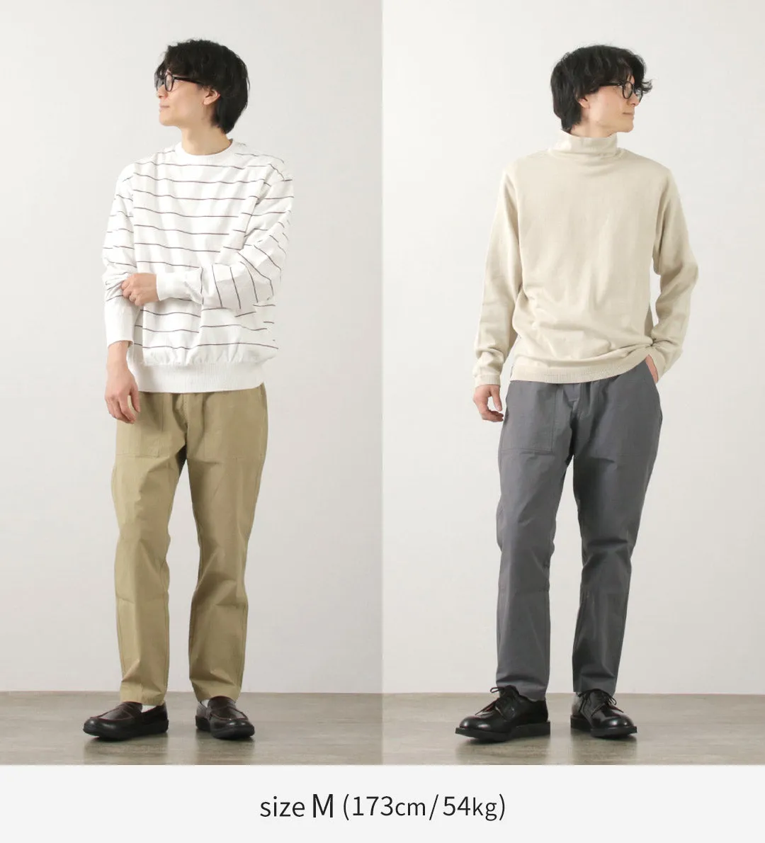 RE MADE IN TOKYO JAPAN / Cotton Nylon Easy Slacks