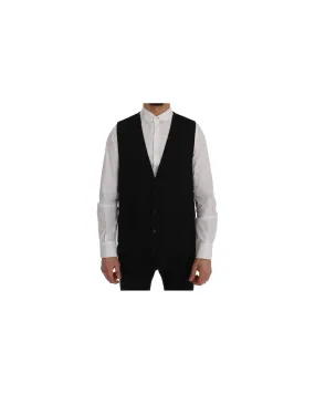 Single Breasted Wool Waistcoat